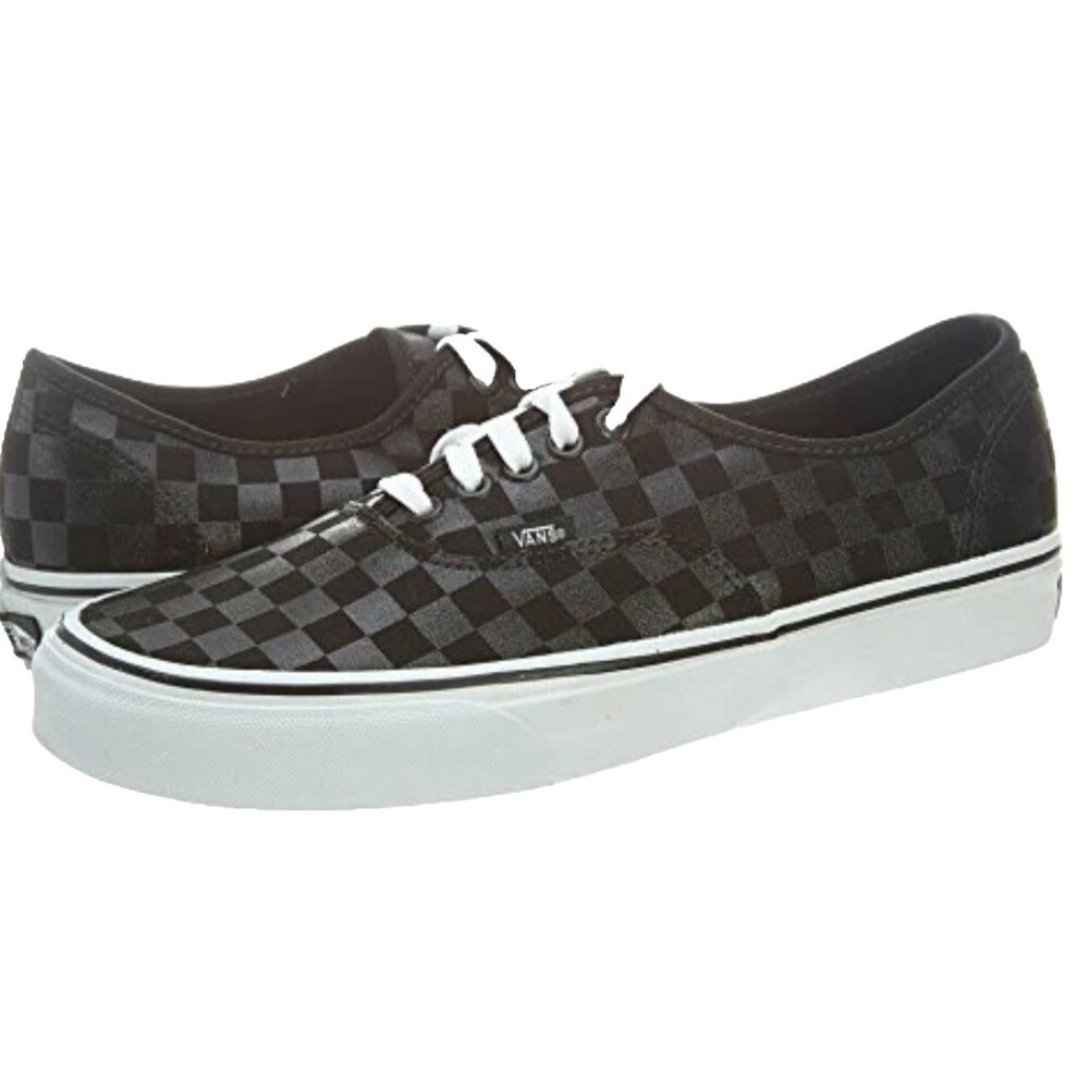 Vans Off The Wall Checkerboard Sneakers Gray Black Men’s 9 Pre‑Owned